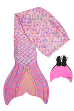 Lade das Bild in den Galerie-Viewer, Meerjungfrauen-Flosse aus recyceltem Stoff für Kinder und Jugendliche