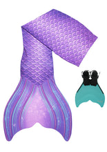 Lade das Bild in den Galerie-Viewer, Meerjungfrauen-Schwanzflosse aus recyceltem Stoff für Erwachsene