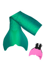 Lade das Bild in den Galerie-Viewer, Meerjungfrauen-Flosse aus recyceltem Stoff für Kinder und Jugendliche