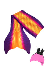 Lade das Bild in den Galerie-Viewer, Meerjungfrauen-Flosse aus recyceltem Stoff für Kinder und Jugendliche