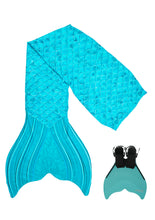 Lade das Bild in den Galerie-Viewer, Meerjungfrauen-Schwanzflosse aus recyceltem Stoff für Erwachsene
