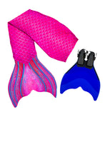 Lade das Bild in den Galerie-Viewer, Meerjungfrauenschwanzflosse aus recyceltem Stoff