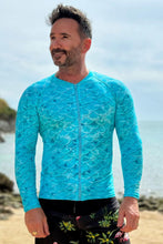 Lade das Bild in den Galerie-Viewer, Badeanzug mit Schuppenmuster und langen Ärmeln