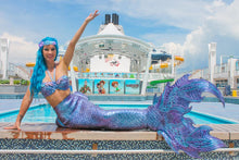 Lade das Bild in den Galerie-Viewer, Silikon Meerjungfrauen Flosse mit Chamäleon Effekt