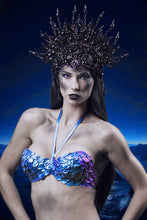 Lade das Bild in den Galerie-Viewer, Silikon Meerjungfrauen Oberteil mit Chameleon Effekt