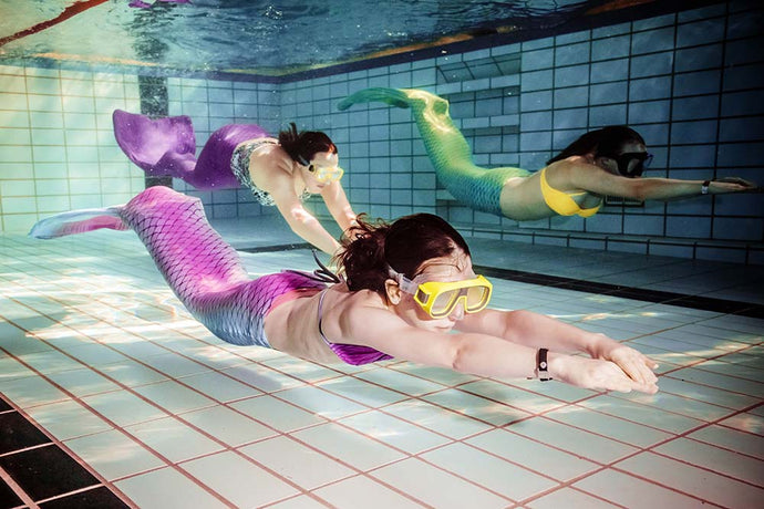 Meerjungfrauen Schwimmkurse