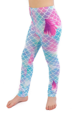 Meerjungfrauen-Leggings für Kinder